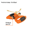 Aspersor Base Plástica 3 Brazos de Laton Truper