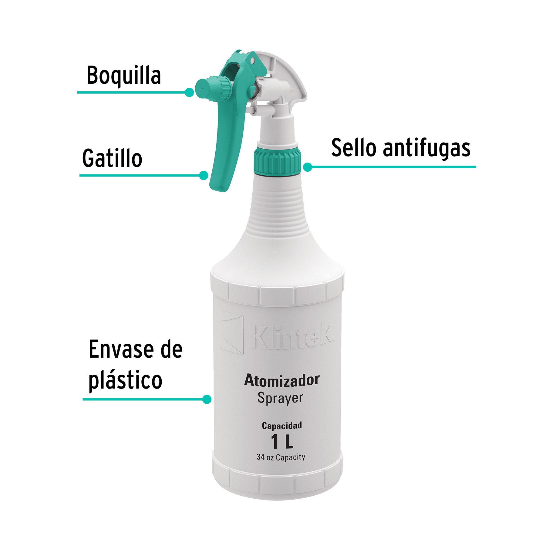 Atomizador de 1 Litro Klintek