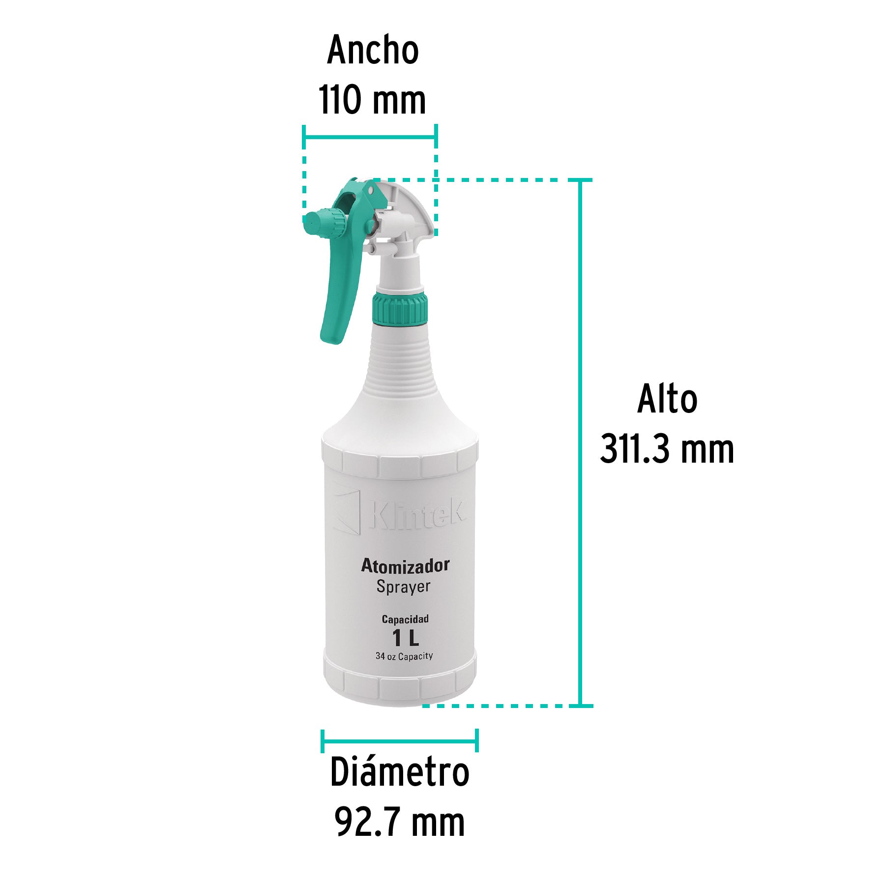 Atomizador de 1 Litro Klintek