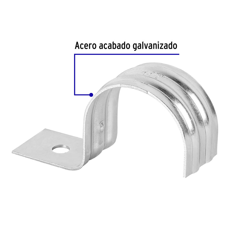 Abrazadera Uña Volteck 1"1/4 (32 mm)