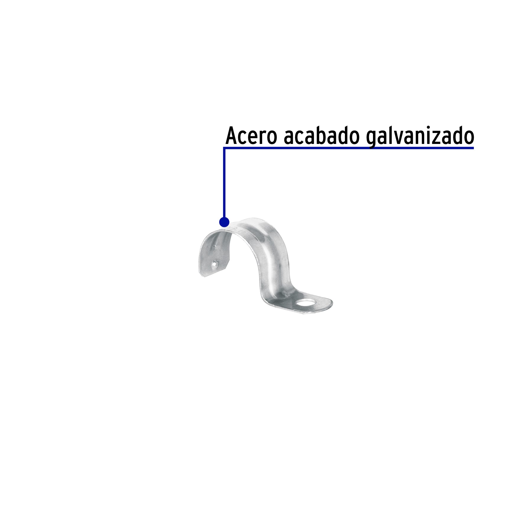 Abrazadera Uña Volteck 1" (25 mm) por Pieza