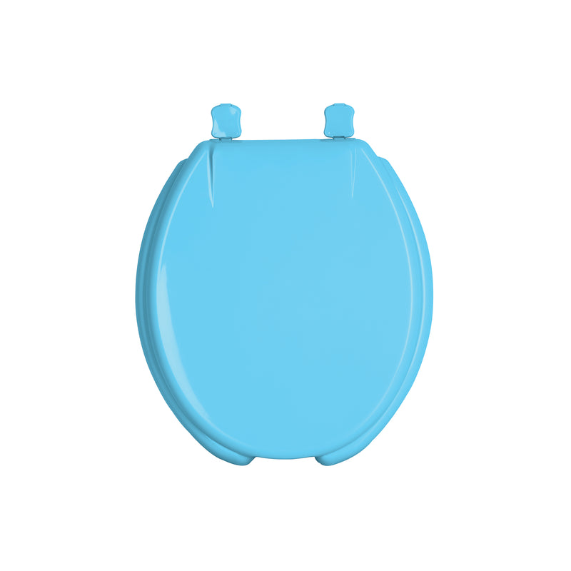 Asiento Corto con Tapa para Sanitario Azul Clasico Foset