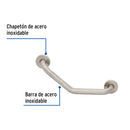 Barra Angular de Seguridad Acero Inoxidable 40 cms Foset