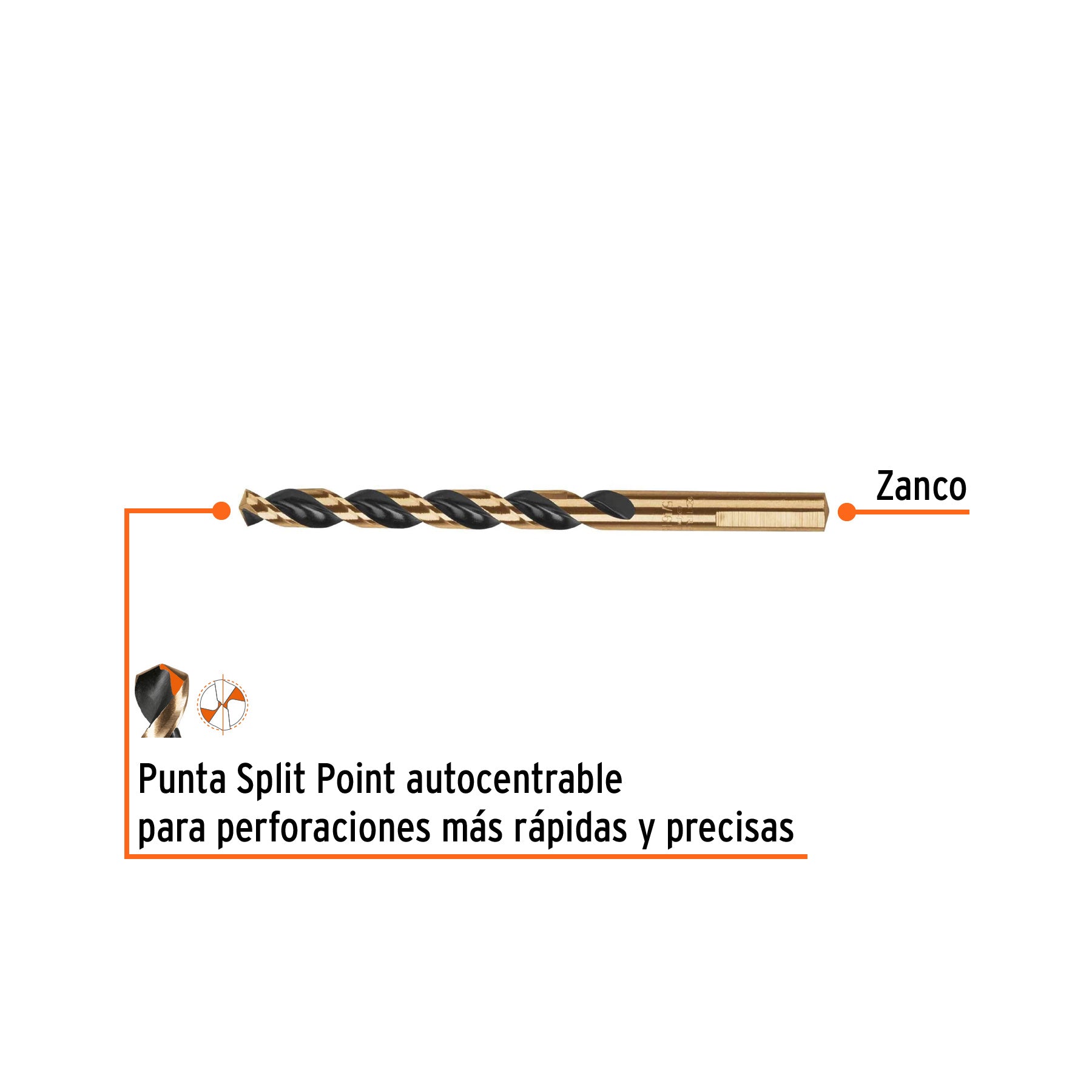 Broca de Acero M2 Alta Velocidad Truper 5/16"