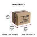 Bisagra Cuadrada Latonada Cabeza Plana Hermex 3"