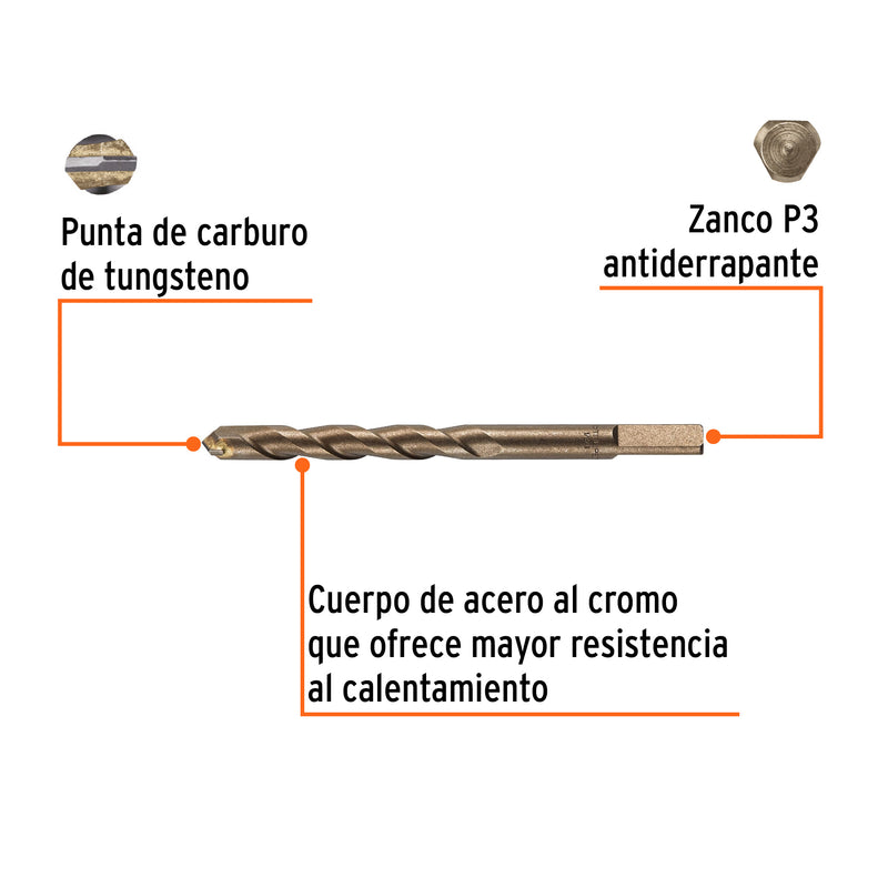 Broca para Concreto Truper 1/2" X  6"