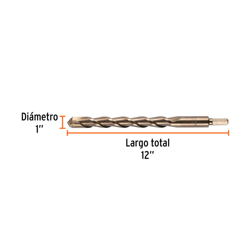 Broca para Concreto Truper 1" X 12"