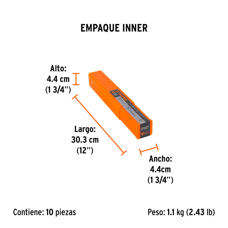 Broca para Concreto Truper 3/8" X 12"