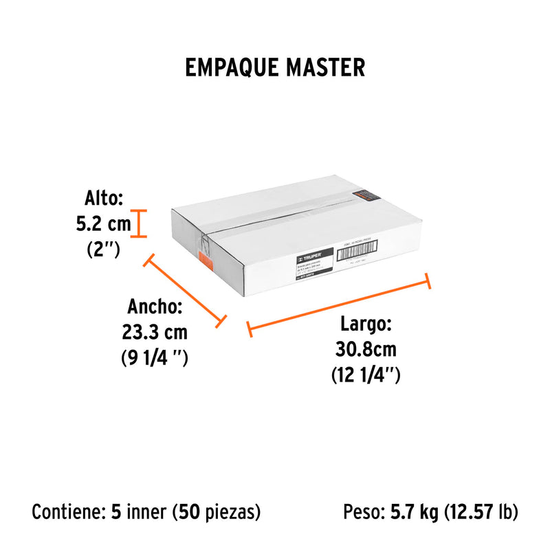 Broca para Concreto Truper 3/8" X 12"