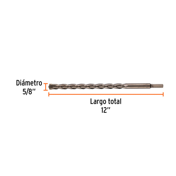 Broca para Concreto Truper 5/8" X 12"