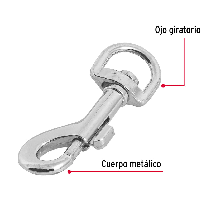 Bandola Giratoria de Zinc Fiero 7/16 (11 mm)