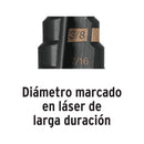 Broca Escalonada Oxido Negro 10 Escalones 1/4 a 1-3/8" Truper