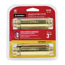 Bisagra Doble Accion 3" Acero Latonado Hermex