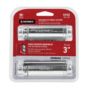 Bisagra Doble Accion 3" Acero Cromado Hermex