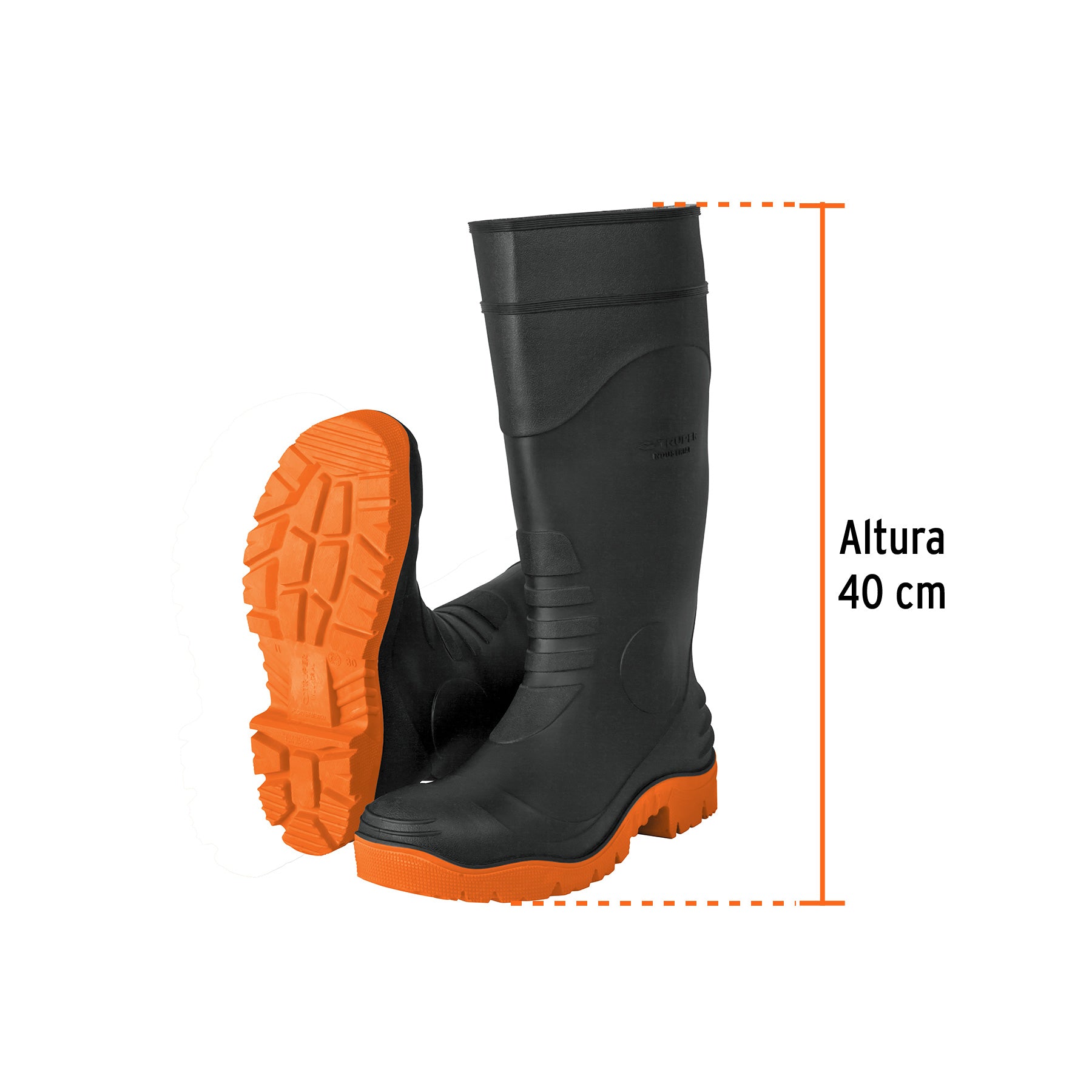 Bota Industrial de PVC Truper Talla 25 MEX 7 EUA