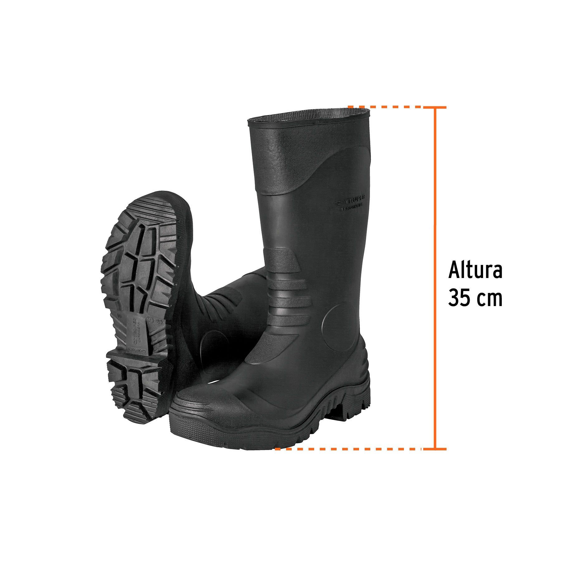 Bota Jardinera de PVC Truper Talla 26 MEX 8 EUA