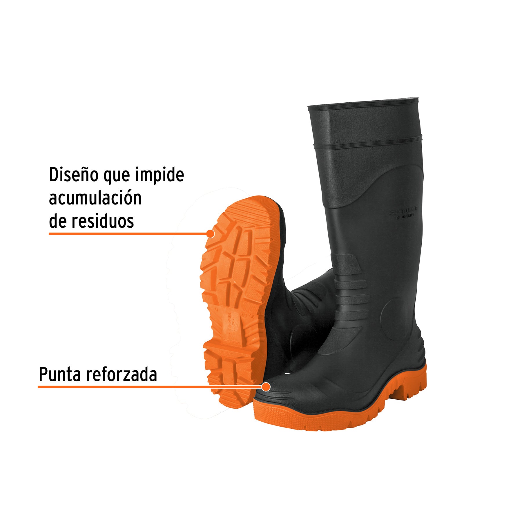 Bota Industrial de PVC Truper Talla 27 MEX 9 EUA