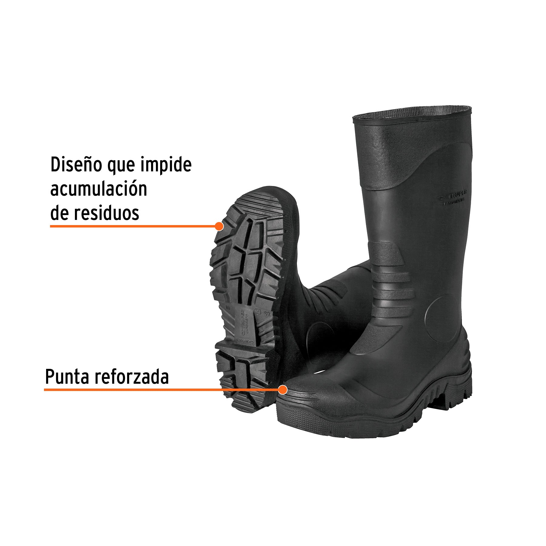 Bota Jardinera de PVC Truper Talla 29 MEX 11 EUA
