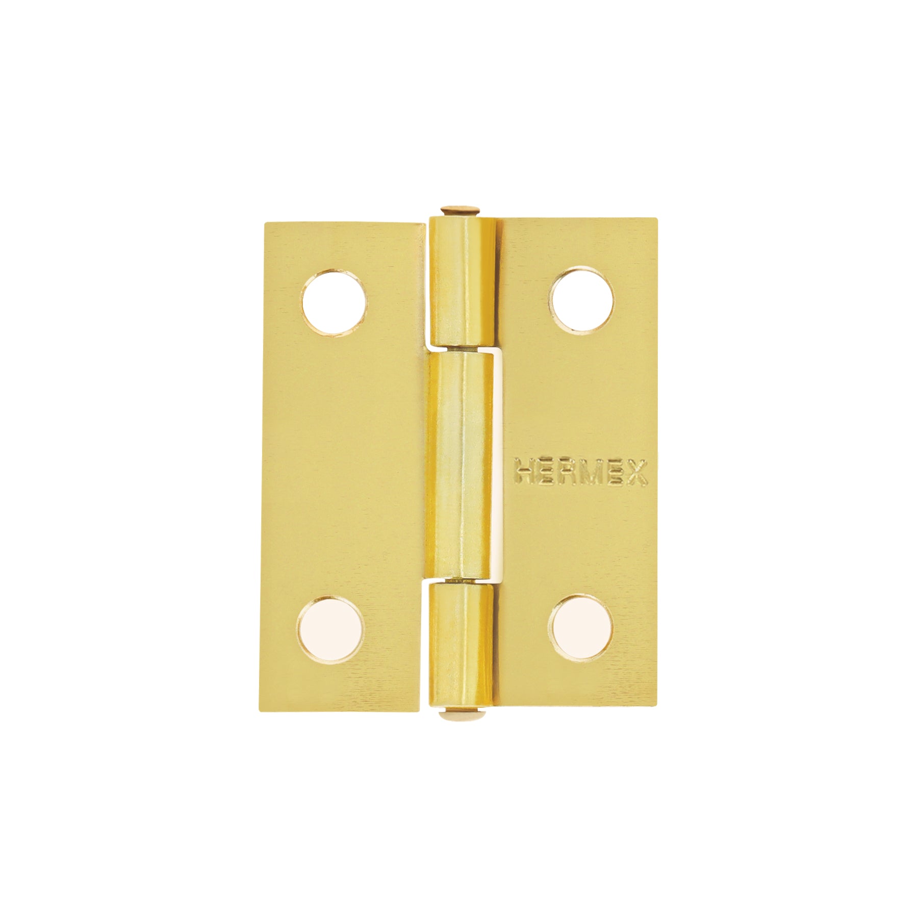 Bisagra Rectangular HERMEX Acero Latonado 1"1/2 X 1"3/16