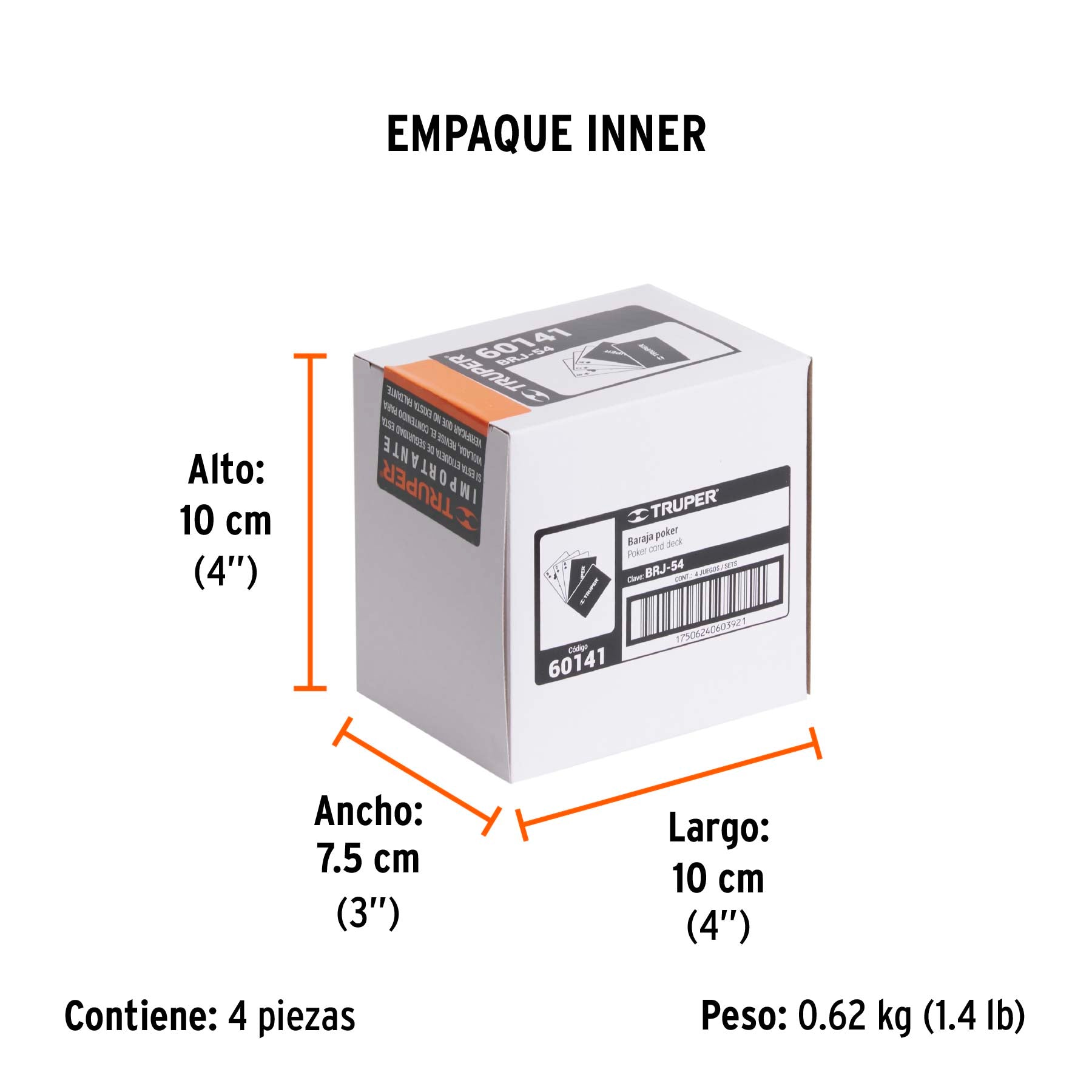 Baraja Poker de 54 Cartas TRUPER