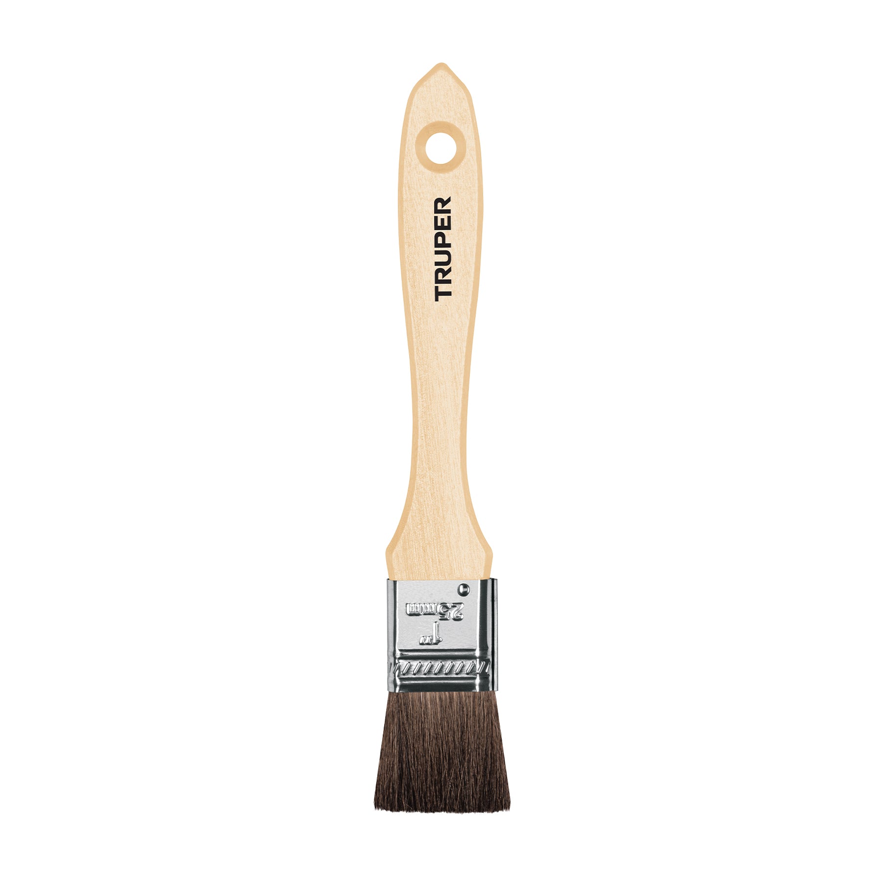 Brocha Pelo de Camello Mango Madera Truper  25 mm (1")