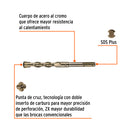 Broca para Concreto SDS Plus Truper 9/16" X  6"