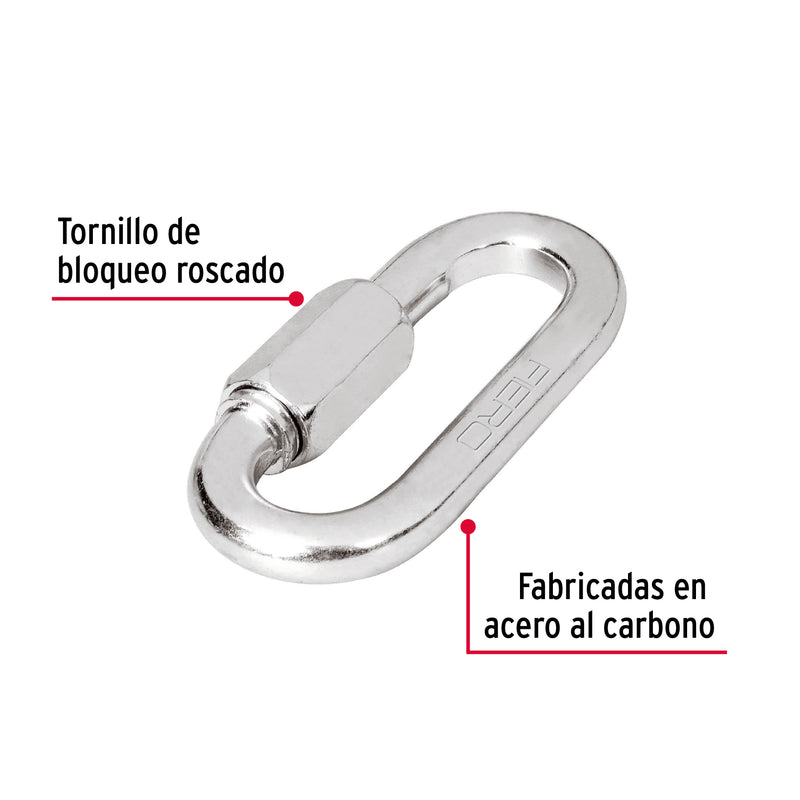 Bandola de Acero con Seguro Fiero 1/2" (13 mm)