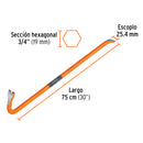 Barreta de Uña 3/4" X 75 cms Truper