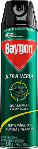 Insecticida Baygon Ultra Verde en Aerosol 400 ml Johnson