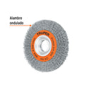 Carda de Alambre Ondulado para Esmeril 6" X 3/4" Truper