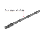 Cable de Acero 7x7 Hilos Fiero 1/8" por Metro