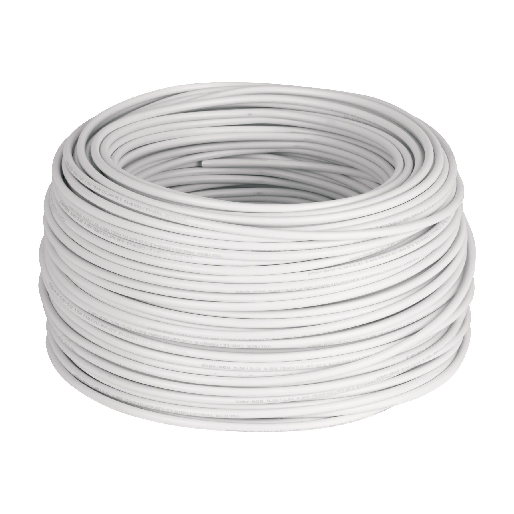 Cable THHW-LS 10 AWG Volteck Blanco por Metro