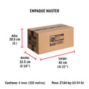 Cable de Acero 7x7 Hilos Fiero 3/16" Carrete 75 Metros