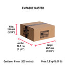 Cable de Acero 7x7 Hilos Fiero 3/32" Carrete 75 Metros