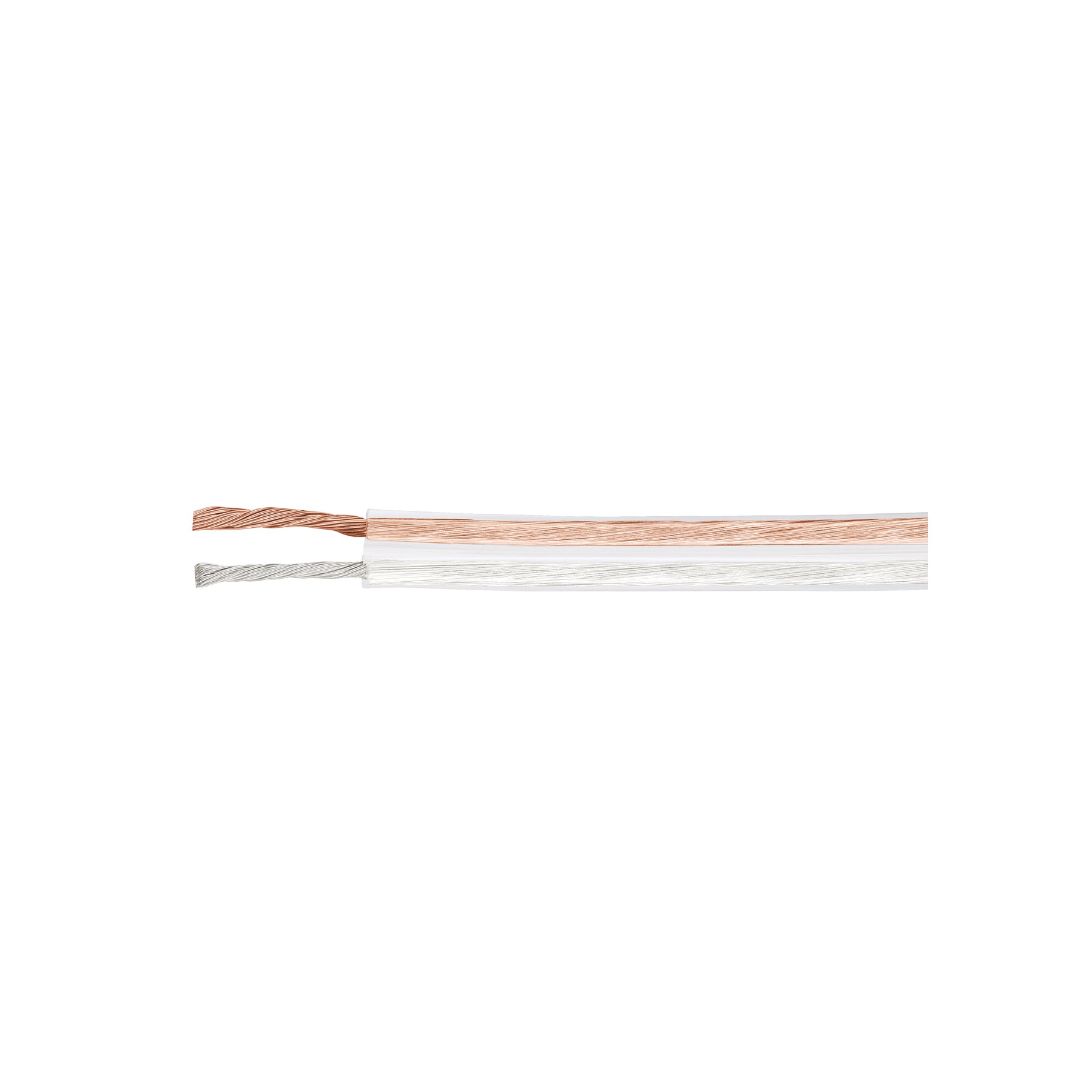 Cable Duplex para Bocina 18 AWG Transparente Volteck Rollo 100 Metros