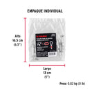 Casquillos Dobles de Aluminio para Cable de Acero Fiero 1/16" (1.5 mm) Bolsa 50 Piezas