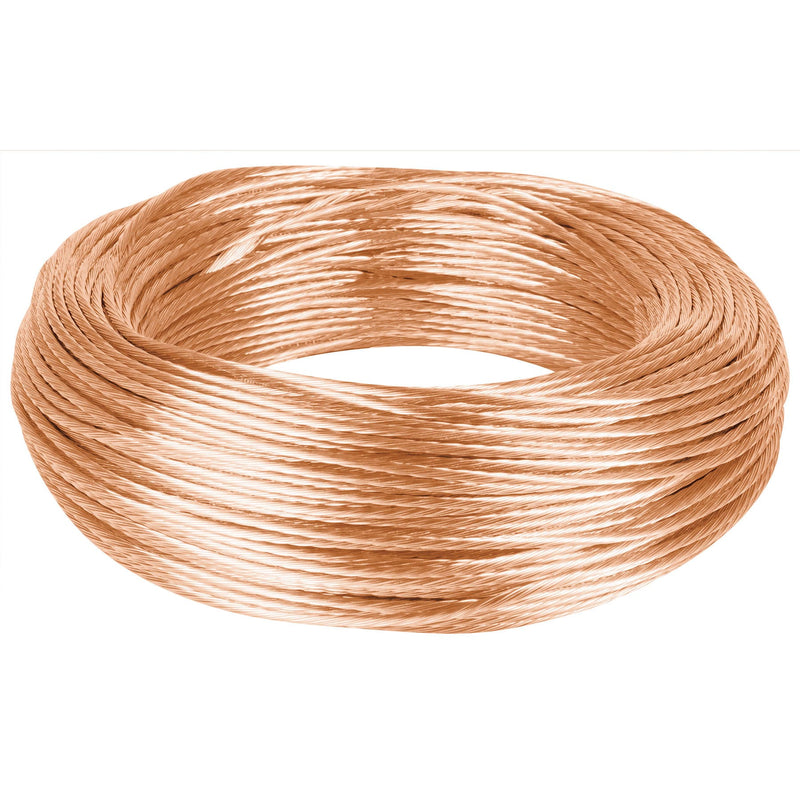 Cable Desnudo de Cobre Calibre 10 AWG Volteck Rollo 100 mts