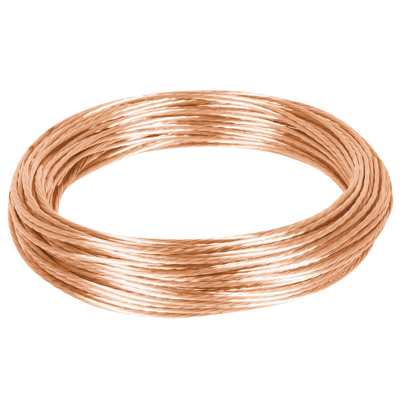 Cable Desnudo de Cobre Calibre 12 AWG Volteck Rollo  25 Mts