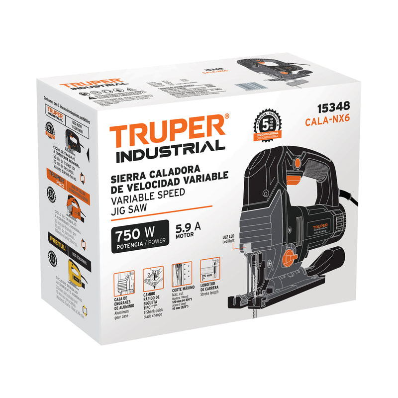 Sierra Caladora 750 Watts Truper Industrial