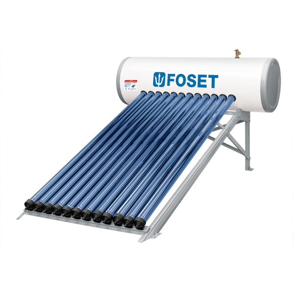 Calentador Solar de Agua de Alta Presion 12 Tubos 150 Litros Foset