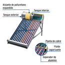 Calentador Solar de Agua de Alta Presion 12 Tubos 150 Litros Foset