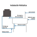 Calentador Solar de Agua de Baja Presion 12 Tubos 150 Litros Foset