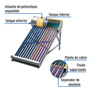 Calentador Solar de Agua de Alta Presion 18 Tubos 200 Litros Foset