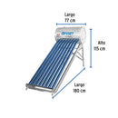 Calentador Solar de Agua de Baja Presion  8 Tubos 94 Litros Foset