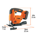 Sierra Caladora Inalambrica 20 Volts TRUPER PRO