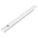 Canaleta de Plastico 2 mts de Largo 1/2" (10 mm X 20 mm) con Cinta Adhesiva
