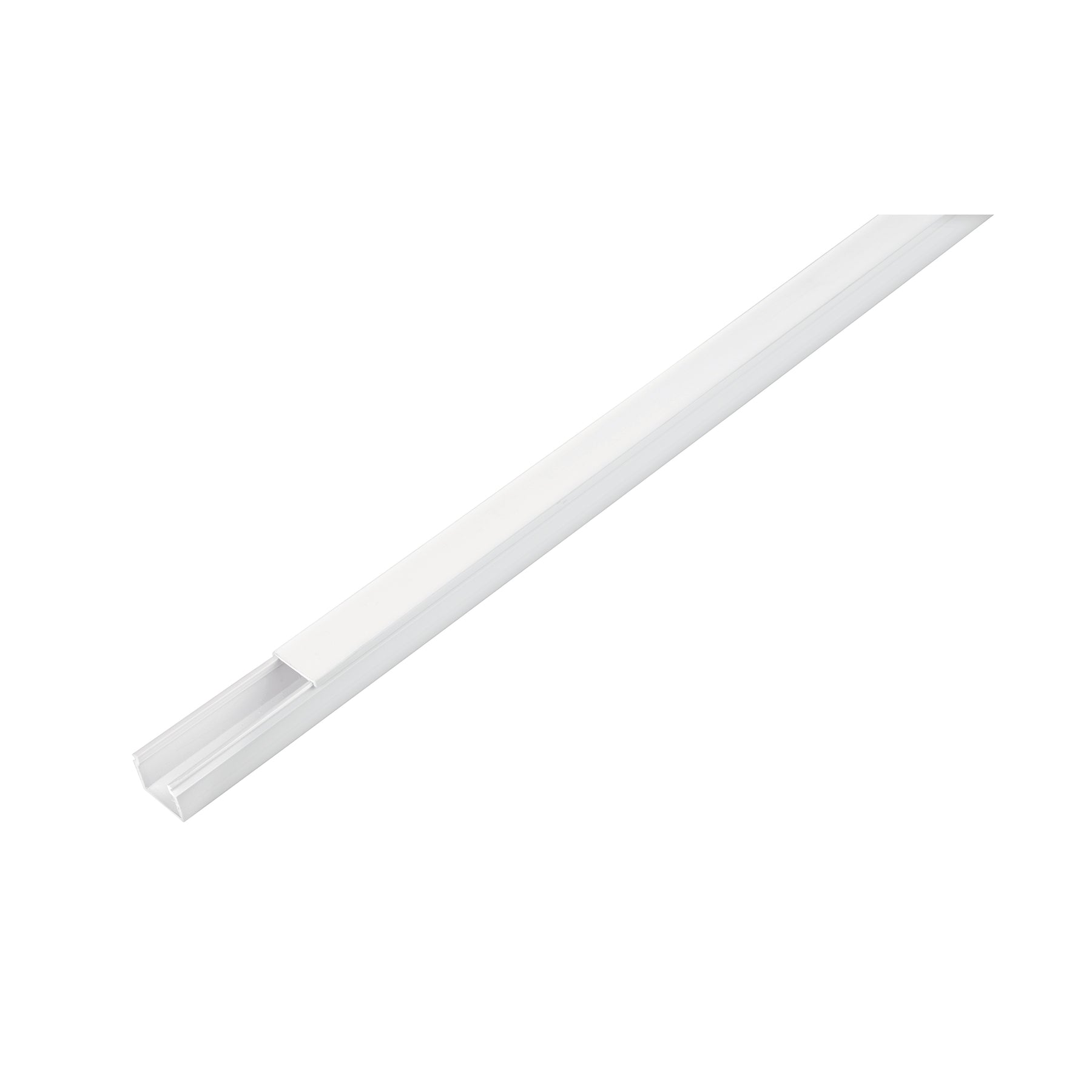 Canaleta de Plastico 2 mts de Largo 3/4" (17 mm X 20 mm) con Cinta Adhesiva
