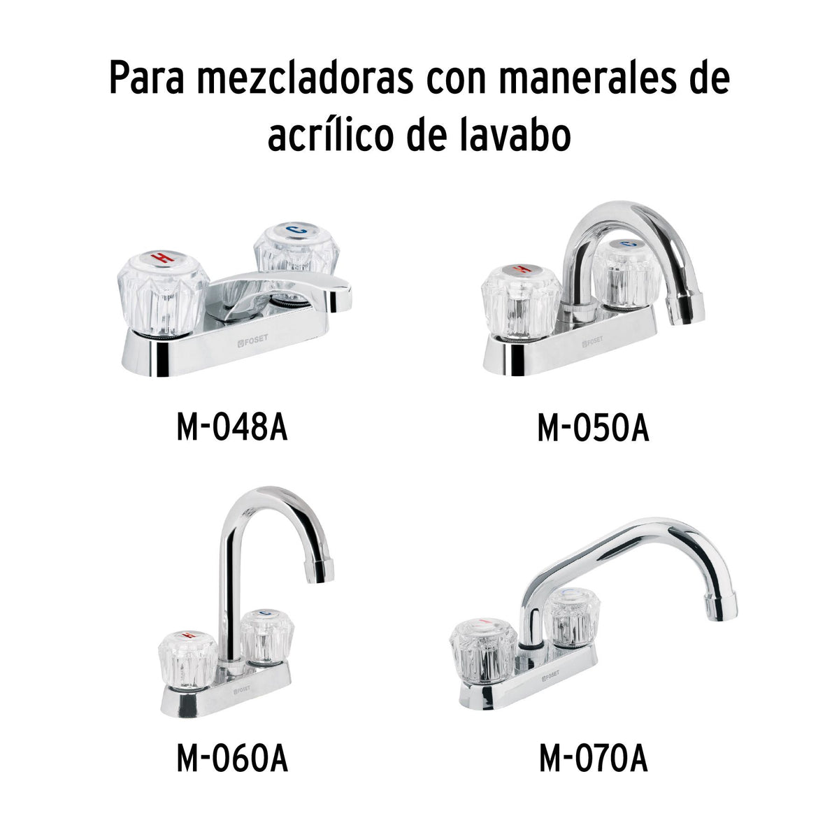 Juego de 2 Cartuchos Ceramicos para Mezcladoras FOSET