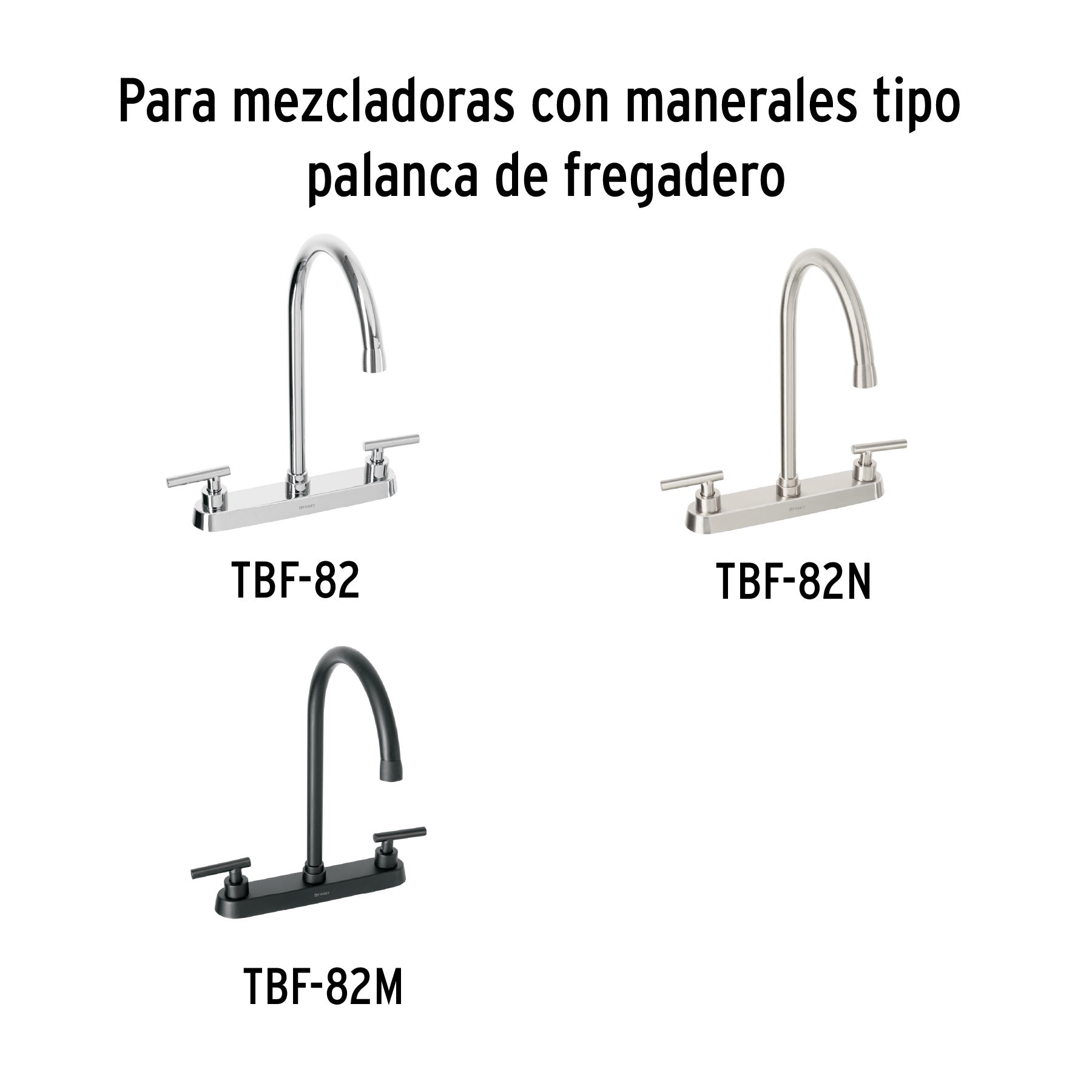 Juego de 2 Cartuchos Ceramicos para Mezcladoras FOSET TUBIG