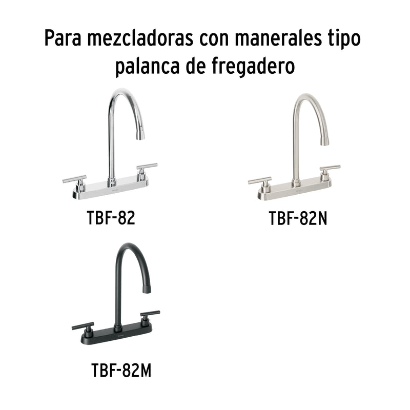 Juego de 2 Cartuchos Ceramicos para Mezcladoras Tubig Foset